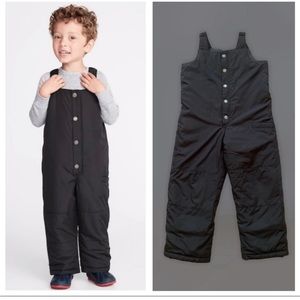 Overall Snow Pants Black Winter Button Up 5T Boys